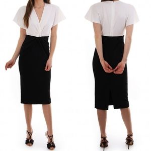 TED BAKER | ellame wrap over full sleeve bodycon